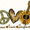 Peace Love Sunflowers PNG Sunflower png Western png Peace Sign png Positive png Sublimation Design Digital Design Download - 1.jpg