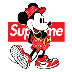 mickey supreme svg, disney svg,mickey mouse svg, disney pride svg