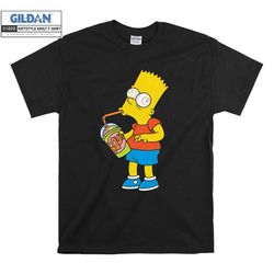 bart simpson brain freeze funny unisex gift t shirt hoodie hoody t-shirt tshirt s-m-l-xl-xxl-3xl-4xl-5xl oversized men w