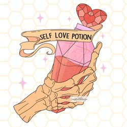 self love potion png  skeleton png  mental health