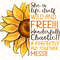 She is Life Itself, Wild & Free, Sunflower PNG  Sublimation Design  Digital Design Download  Retro png  Shirt Designs  Graphic - 1.jpg