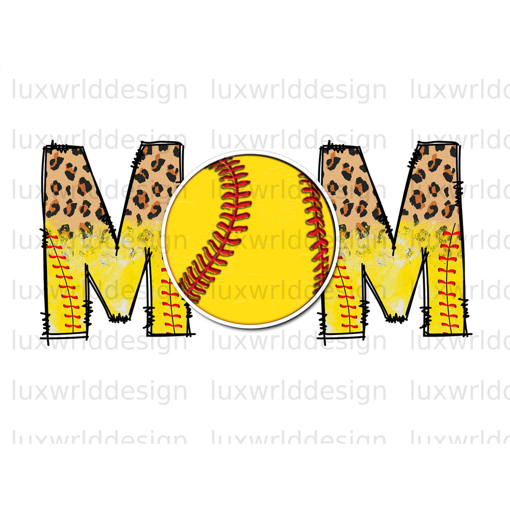 Softball Mom PNG Softball Clipart Softball png Sublimation Design Digital Design Softball Shirt Design Sublimate Designs - 1.jpg