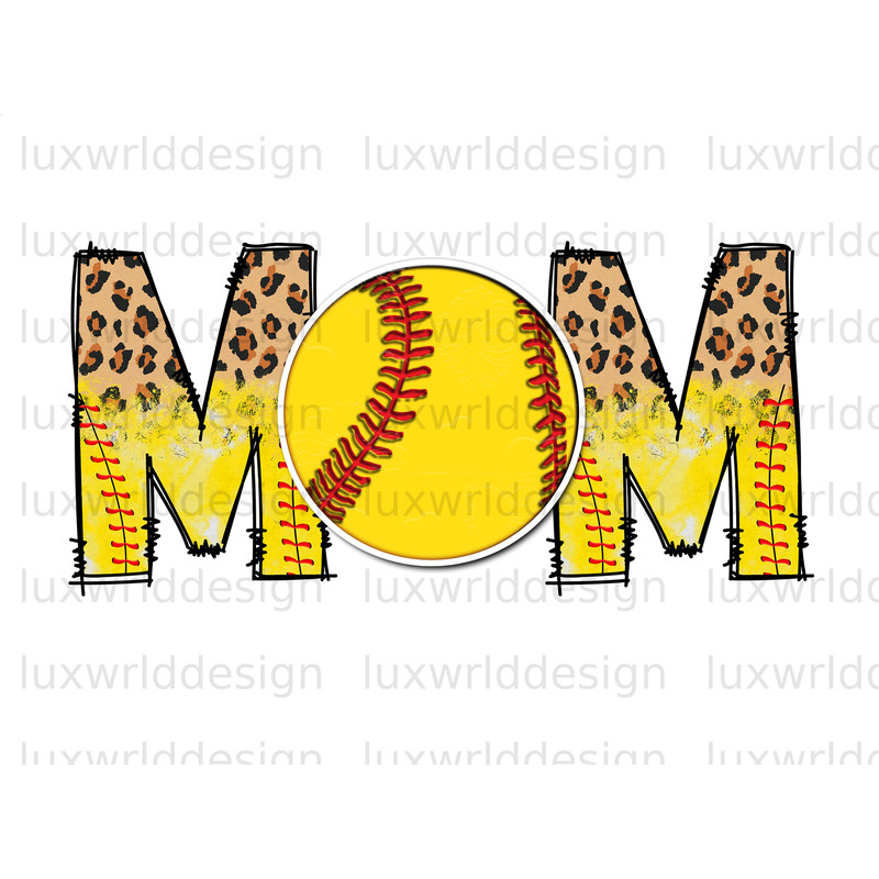Softball Mom PNG Softball Clipart Softball png Sublimation Design Digital Design Softball Shirt Design Sublimate Designs - 1.jpg