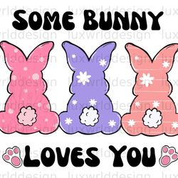 some bunny loves you png  easter png  happy easter