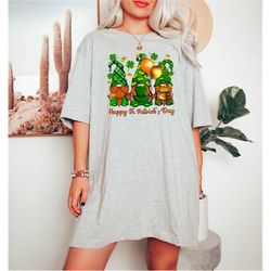bella canvas st patrick's day gnomes shirt, gnomes shirt, happy st patrick's day shirt, st patrick's day shirt, irish sh