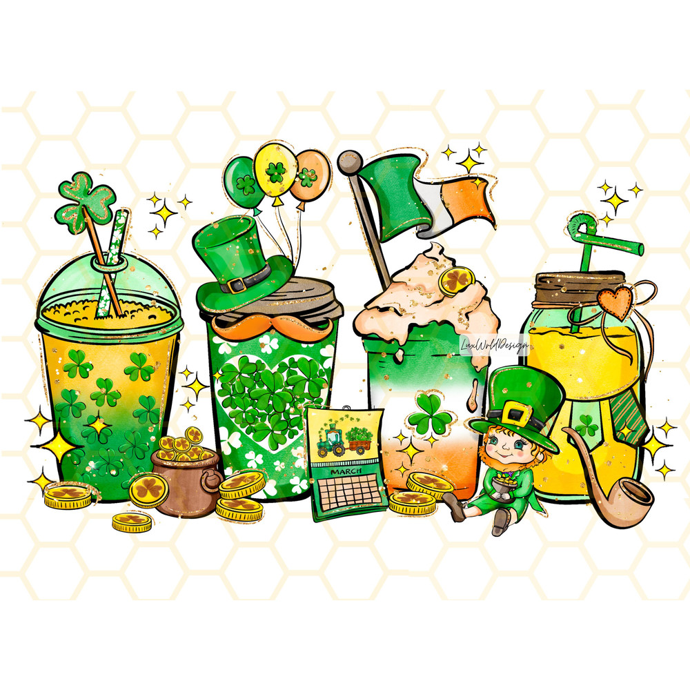 St Patricks Day Beer PNG St Patrick's Day png St Patricks png Sublimation Design Digital Design Download Lucky Shamrock png - 1.jpg
