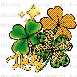 st. patricks leopard lucky hearts png  st. patrick
