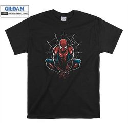 marvel spider-man web cool t shirt comics superhero t-shirt tshirt s-m-l-xl-xxl-3xl-4xl-5xl oversized men women unisex u