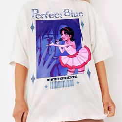 perfect blue shirt, mima kirigoe shirt, anime t-shirt, retro anime shirt, 90s anime t-shirt, vintage anime shirt