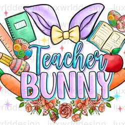 teacher bunny png easter png happy easter day pn