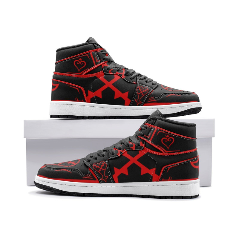 Kingdom Hearts Heartless JD1 Shoes, Kingdom Hearts Heartless Jordan 1 Shoes, Kingdom Hearts Heartless Sneakers
