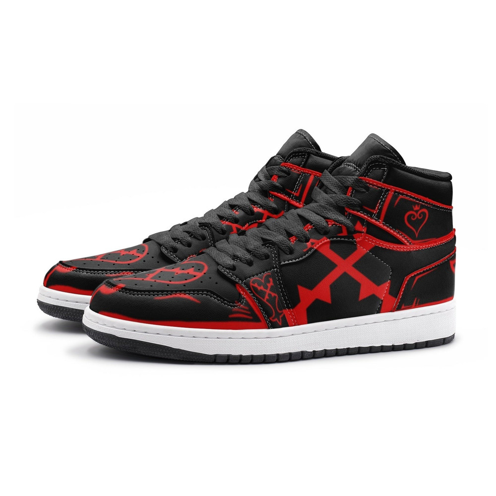 Kingdom Hearts Heartless JD1 Shoes, Kingdom Hearts Heartless Jordan 1 Shoes, Kingdom Hearts Heartless Sneakers