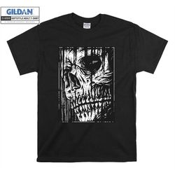 official skull t shirt black and white skeleton t-shirt tshirt s-m-l-xl-xxl-3xl-4xl-5xl oversized men women unisex d244