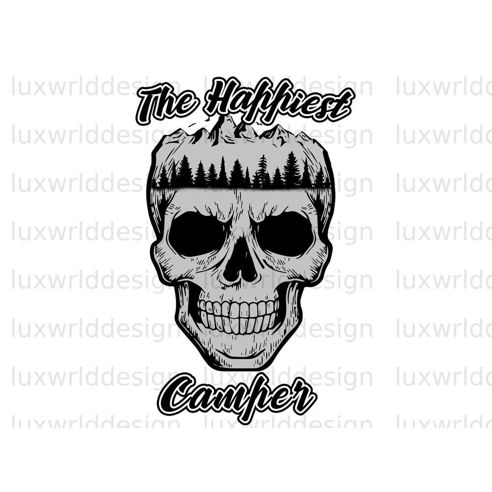 The Happiest Camper PNG  Camping png  Camp Life  Sublimation Design  Digital Design Download  Camping Shirt png  Camp png - 1.jpg