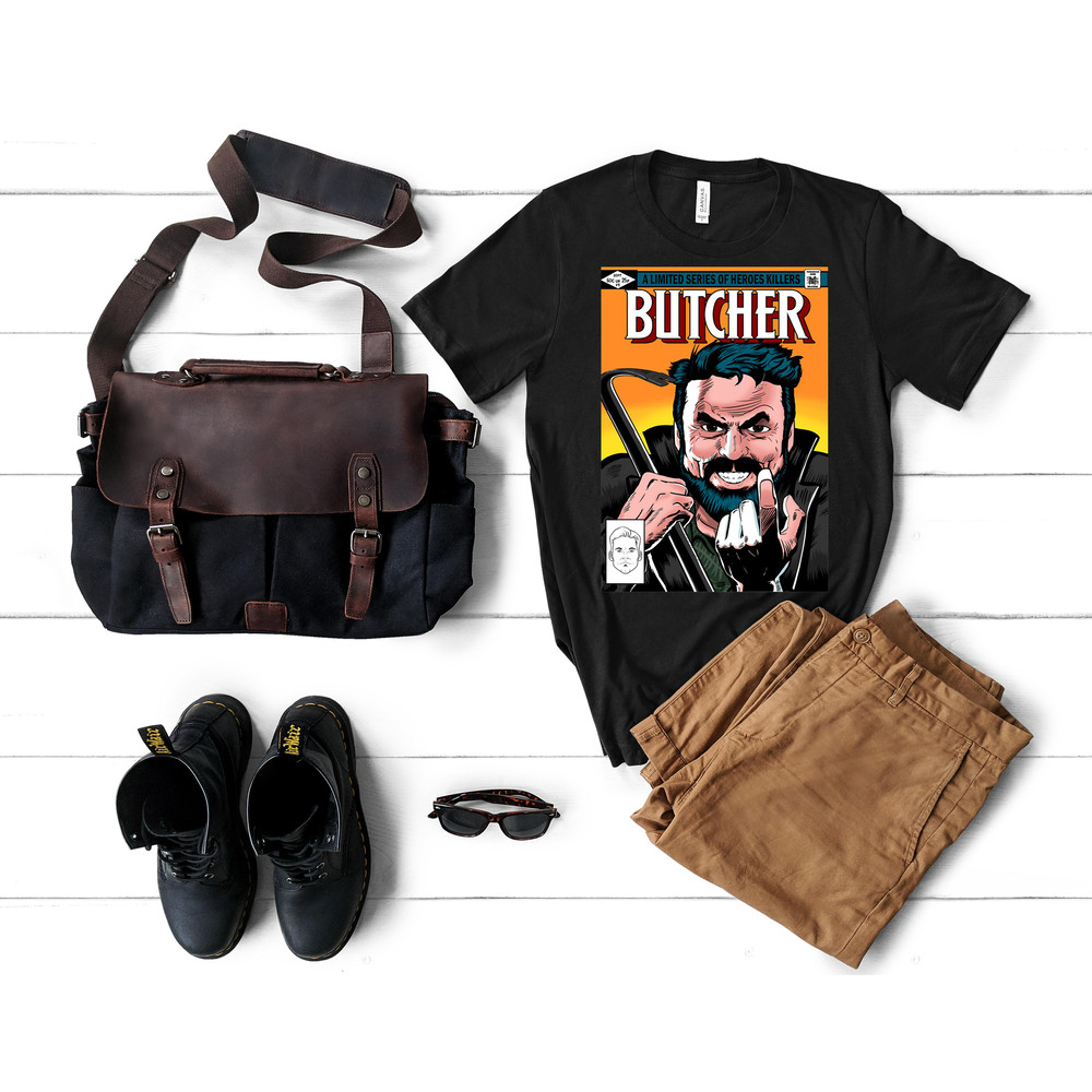 Billy Butcher Shirt,Billy Butcher TShirt,The Boys Tv Show Shirt,Vought Tshirt,billy butcher jacket amazon T-Shirt.png