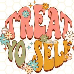 treat yo self png  mental health png  self love pn