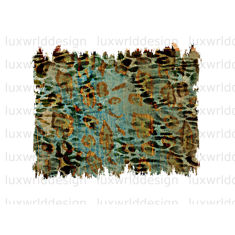 Turquoise Cowhide Glitter Background PNG Western Background png Sublimation Design Digital Design Download Western png - 1.jpg