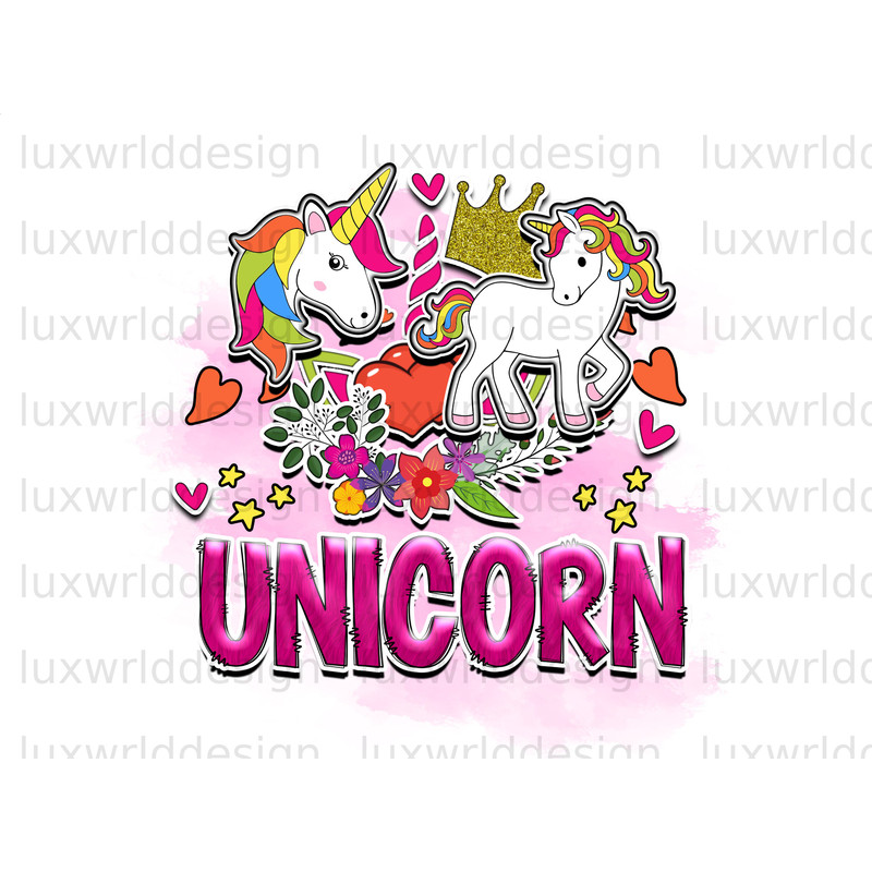 Unicorn PNG Unicorn png Sublimation Unicorn Designs Sublimation Design Digital Design Download Sublimate Designs - 1.jpg
