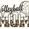 Volleyball Mom PNG Volleyball Clipart Volleyball Mama png Volleyball Shirt Design Leopard Print Sublimation Design Digital Design - 1.jpg
