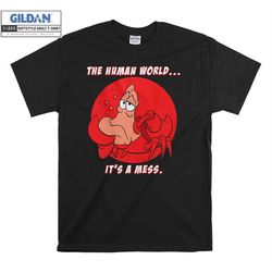 disney the little mermaid sebastian the human t shirt hoodie hoody t-shirt tshirt s-m-l-xl-xxl-3xl-4xl-5xl oversized men