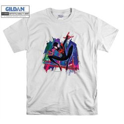 marvel spider-man miles morales graffiti t shirt hoodie hoody t-shirt tshirt s-m-l-xl-xxl-3xl-4xl-5xl oversized men wome