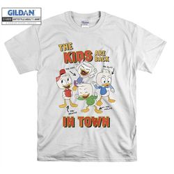 disney ducktales the kids are back in town t shirt hoodie hoody t-shirt tshirt s-m-l-xl-xxl-3xl-4xl-5xl oversized men wo