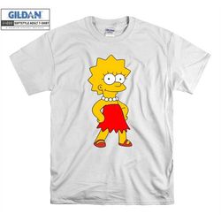 the simpsons lisa simpson pose funny t shirt hoodie tote bag hoody t-shirt tshirt s-m-l-xl-xxl-3xl-4xl-5xl oversized men