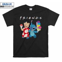 lilo & stitch cute friends birthday gift t shirt hoodie hoody t-shirt tshirt s-m-l-xl-xxl-3xl-4xl-5xl oversized men wome