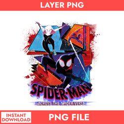 spider man across the spider verse png, spider man png, superhero png, avengers png, sm13062306