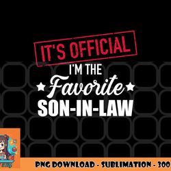 mens favorite son-in-law from mother-in-law or father-in-law png, digital download copy