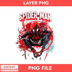 spider man across the spider verse png, spider man png, superhero png, avengers png, sm13062308
