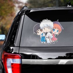 gintama sticker, gintama decal, anime sticker for car, anime car decal, anime decal, anime sticker