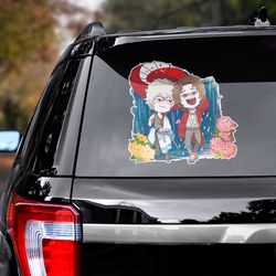 anime sticker, gintama sticker, gintama decal, anime sticker for car, anime car decal, anime decal