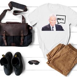 alex trebek shirt,alex trebek tshirt,norm macdonald rip shirt,game shows tshirt,alex trebek ken jennings tribute t-shirt