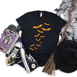 Halloween Bats Shirt, Halloween Party, Halloween 2022 Shirt, Skeleton T, Halloween Outfits, Halloween Funny Shirt, Famil