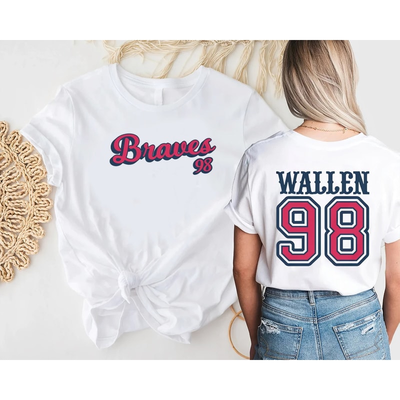98 Braves Both Sides shirt, One Thing at a Time shirt, Morgan Wallen shirt, country music, Nashville, western cowgirl cowboy, fans gift - 1.jpg