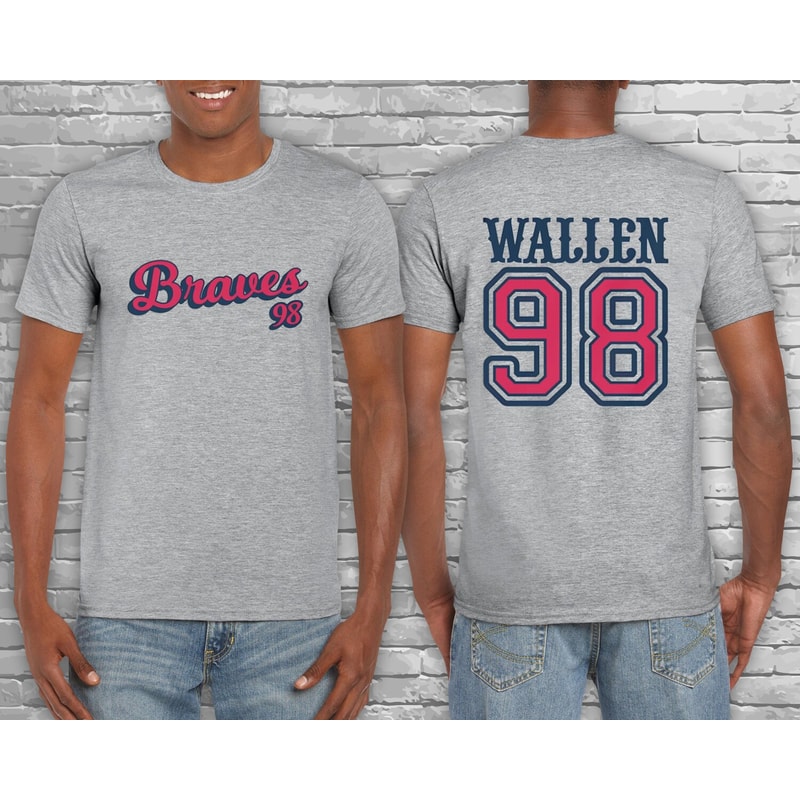 98 Braves Both Sides shirt, One Thing at a Time shirt, Morgan Wallen shirt, country music, Nashville, western cowgirl cowboy, fans gift - 2.jpg
