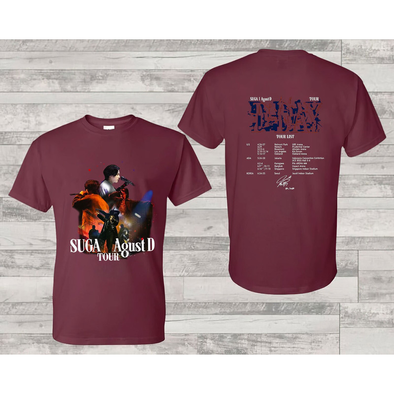 Agust D T-shirt, SUGA D Day Album Shirt, Agust D World Tour Shirt, Suga On Tour 2023 Shirt, Agust D Tee, Min Yoongi Shirt, Gift for Army - 2.jpg