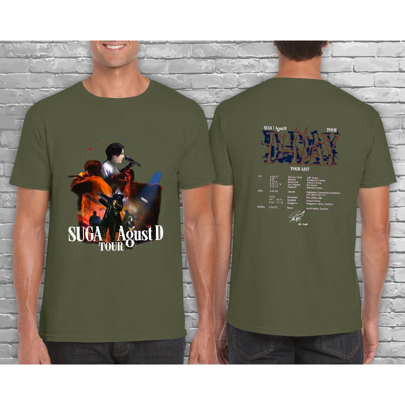 Agust D T-shirt, SUGA D Day Album Shirt, Agust D World Tour Shirt, Suga On Tour 2023 Shirt, Agust D Tee, Min Yoongi Shirt, Gift for Army - 3.jpg