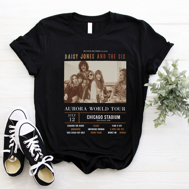 Aurora World Tour Shirt, Daisy Jones And The Six Band Concert Shirt, Daisy Jones, Aurora Album Merch, Aurora World tour, Billy Dunne Camila - 1.jpg