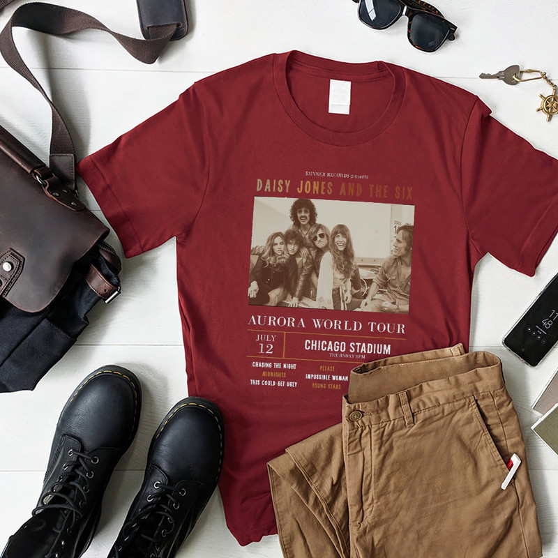 Aurora World Tour Shirt, Daisy Jones And The Six Band Concert Shirt, Daisy Jones, Aurora Album Merch, Aurora World tour, Billy Dunne Camila - 5.jpg