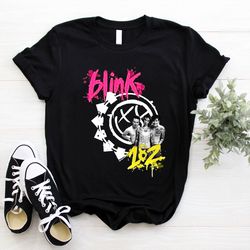 blink 182 shirt, blink 182 t shirt, blink 182 tee, v