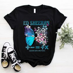butterfly tshirt, butterfly equals tour shirts, the