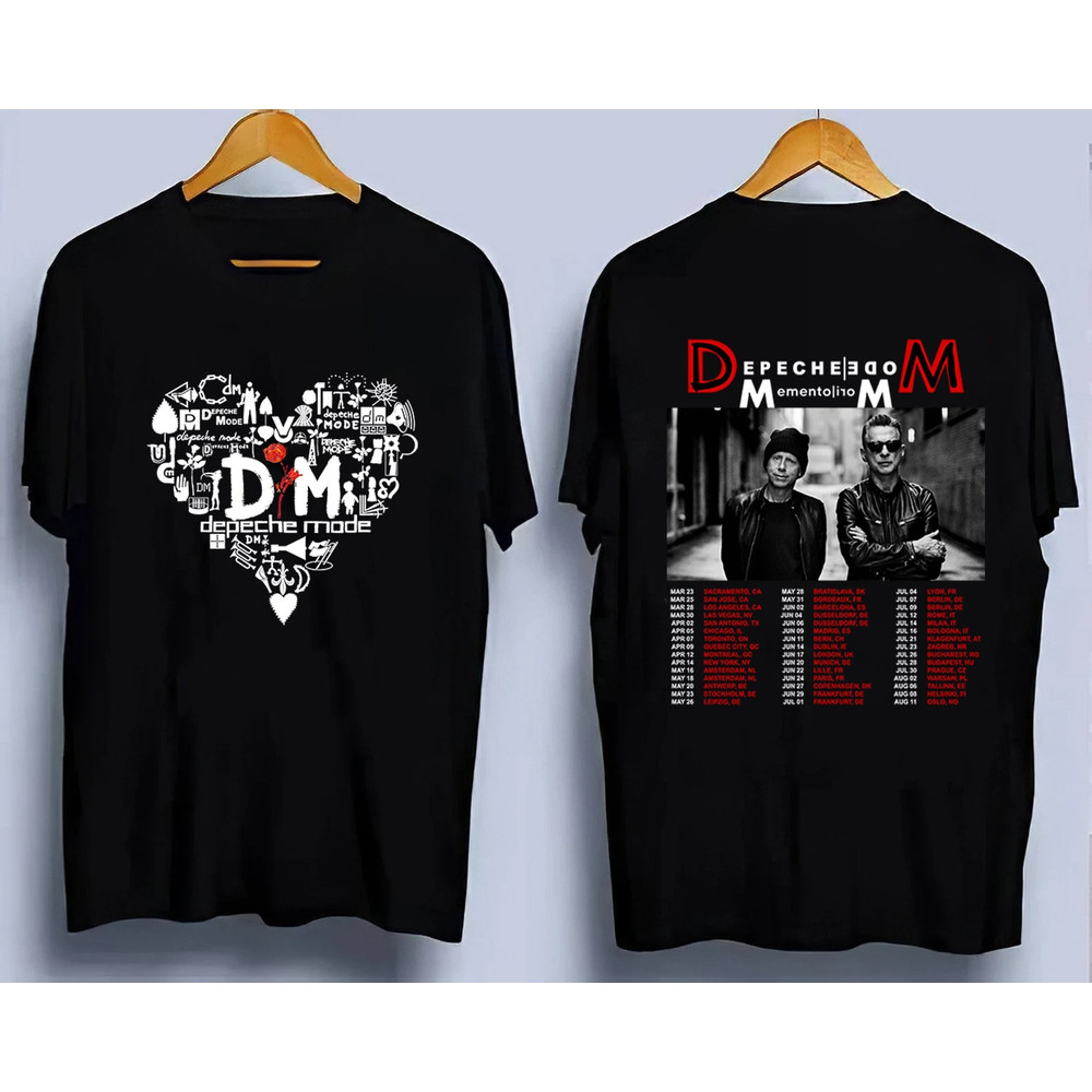 Depeche Mode Memento Mori Tour 2023 Tshirt, Depeche Mode Tour 2023 Tshirt, Music Tour 2023 Tshirt, 2023 Rock Tour Shirt, Gift For Fan - 1.jpg