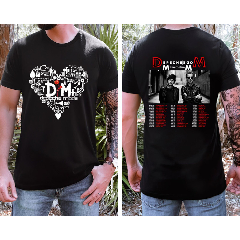 Depeche Mode Memento Mori Tour 2023 Tshirt, Depeche Mode Tour 2023 Tshirt, Music Tour 2023 Tshirt, 2023 Rock Tour Shirt, Gift For Fan - 2.jpg