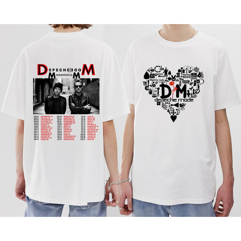 Depeche Mode Memento Mori Tour 2023 Tshirt, Depeche Mode Tour 2023 Tshirt, Music Tour 2023 Tshirt, 2023 Rock Tour Shirt, Gift For Fan - 4.jpg