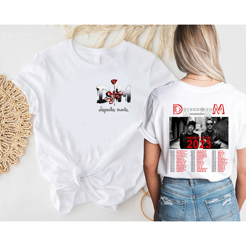 Depeche Mode World Tour 2023 Tshirt,Memento Mori World Tour Depeche Mode T-Shirt,Fan Gift Merch 2023,Music Lover Shirt,2023 Music Tour Shirt - 2.jpg