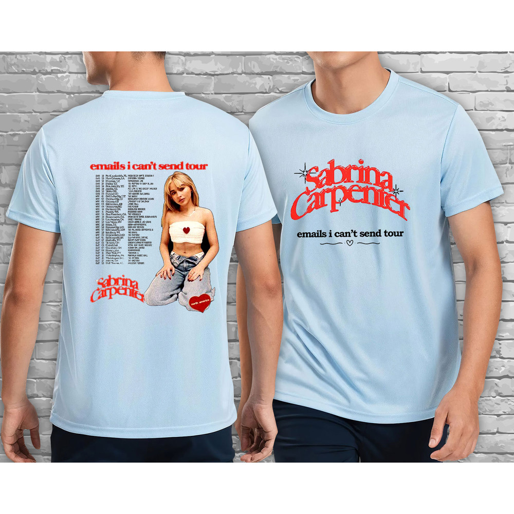 Emails I Can't Send Tour 2023 T-Shirt, Sabrina Carpenter Tshirt, Sabrina Carpenter Concert Shirt, Sabrina Carpenter Tour Merch, Sabrina Fans - 2.jpg