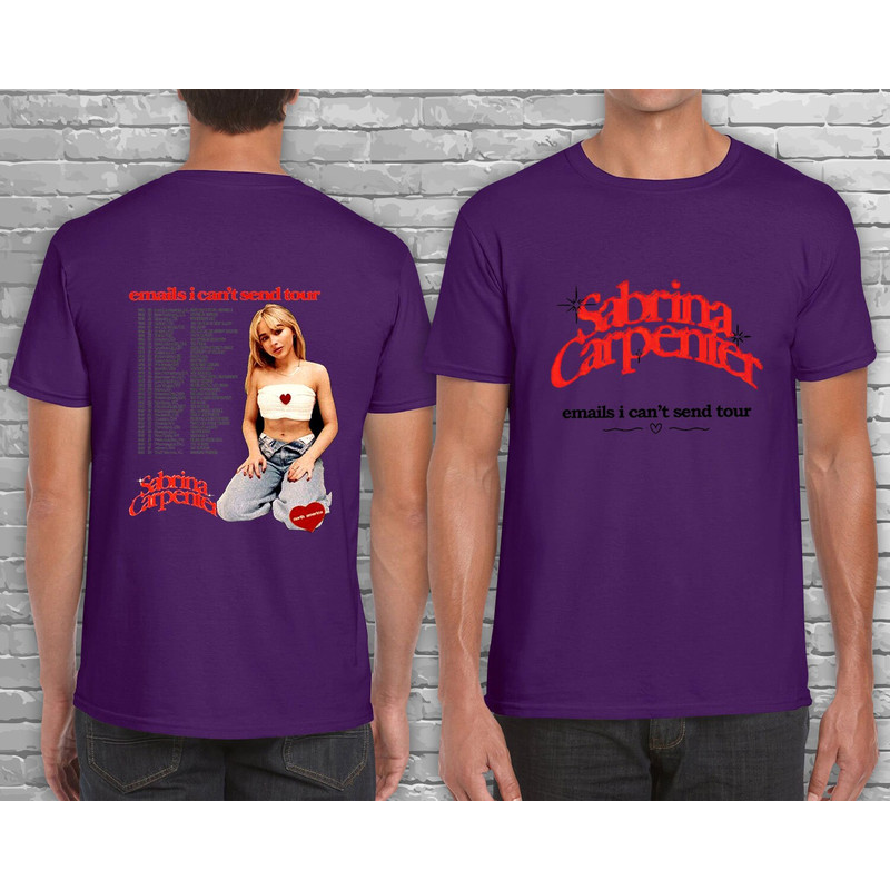 Emails I Can't Send Tour 2023 T-Shirt, Sabrina Carpenter Tshirt, Sabrina Carpenter Concert Shirt, Sabrina Carpenter Tour Merch, Sabrina Fans - 4.jpg