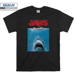 jaws t shirt movie poster cool t-shirt tshirt s-m-l-xl-xxl-3xl-4xl-5xl oversized men women unisex 2673